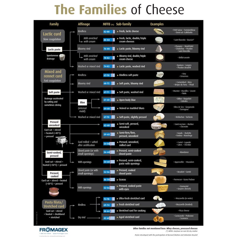 The families of cheese cover